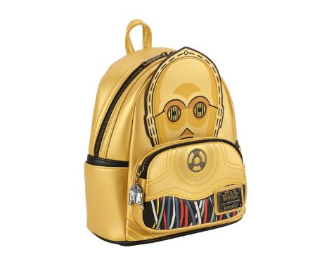 STAR WARS CELEBRATION, ANAHEIM 2022 (2022) - Anthony Daniels Collection: Star Wars Celebration Loungefly C-3PO Mini Backpack 