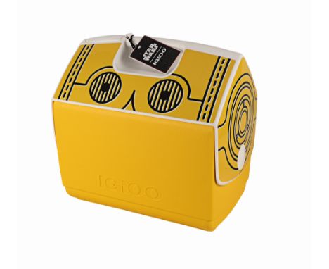 STAR WARS MERCHANDISE - Anthony Daniels Collection: C-3PO Igloo Cooler - A C-3PO Igloo cooler from the promotion of the Star 