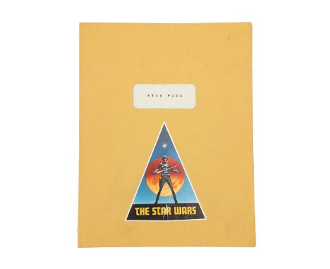 STAR WARS: A NEW HOPE (1977) - Anthony Daniels Collection: Anthony Daniels' Personal Hand-annotated Fourth Draft Script - Ant