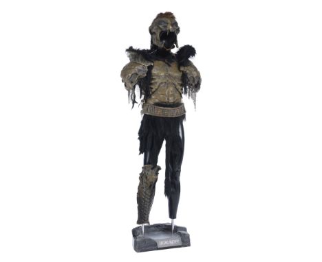 HIGHLANDER (1986) - The Kurgan's (Clancy Brown) Costume with Replica Helmet - The Kurgan's (Clancy Brown) costume from Russel