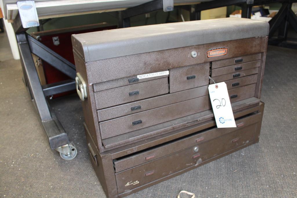 Craftsman machinist tool box 27"W x 10"D x 22"H