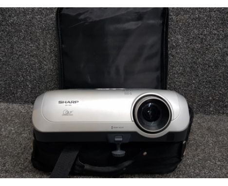 Sharp XR-10S projector with carry case