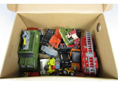 Vintage Dinky Toys including Shado 2 Mobile, and a fire engine etc.