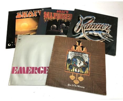 VINYL LPS: SNAFU, 'Snafu', Super de Luxe WWA 003; also, 'All Funked Up', Capitol E-ST 11473 (at least VG); and RUNNER, 'Runne