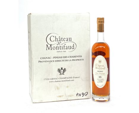 Chateau de Montifaud VS 5 Year Old Petite Champagne Cognac, 6x75cl 