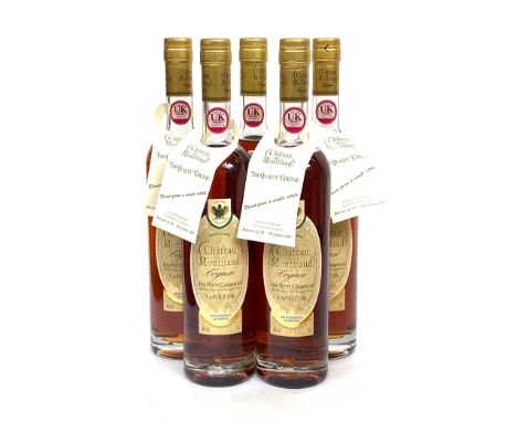 Chateau de Montifaud Napoléon Cognac, 15-18 year old blend, 5x70cl 