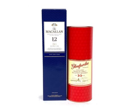 Macallan 12 Years Old Double Cask 70cl; and Glenfarclas 10 Year Old Scotch Whisky 