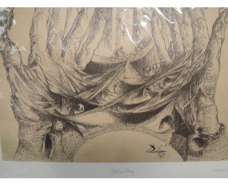 A Limited Edition serigraph on paper after Salvador Dali, Destino Sixty Five, numbered 235/250 and dated 2012 verso