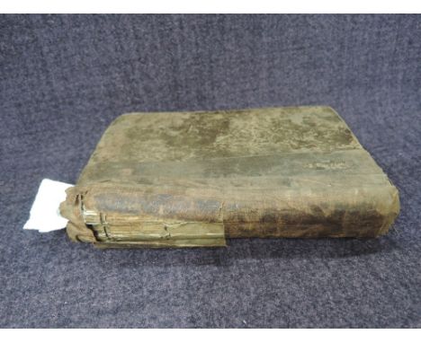 A volume, Defoe, Daniel. The Life & Adventures of Robinson Crusoe, no date, possibly eighteenth century, lacks title page and