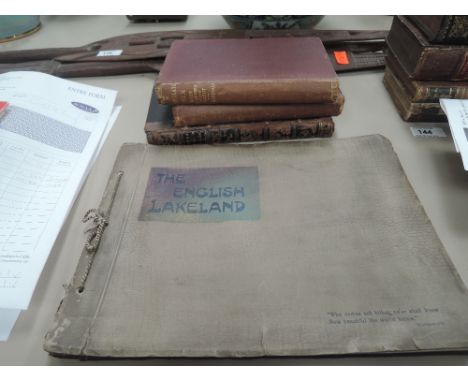 A volume, West,Thomas. A Guide to the Lakes. London: 1799. Seventh edn. With map. Together with two volumes of Cumberland dia