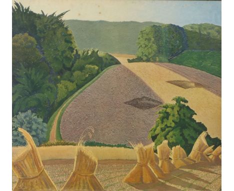 After John Nash, RA (British, 1893-1977)'The Cornfield'coloured print, Baynard Press for School Prints Ltd46 x 52cm (18'' x 2