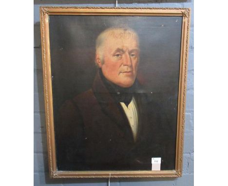 British School (19th Century), portrait of a gentleman, oils on canvas. 61 x 49cm approx. (B.P. 21% + VAT)&nbsp;&nbsp;Oil on 