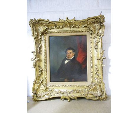 Late 19th century Belgium School - a half length portrait of a gentleman wearing a white shirt and a brown jacket, oil on can