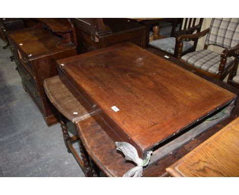 A 19th Century mahogany folding bagatelle board. 