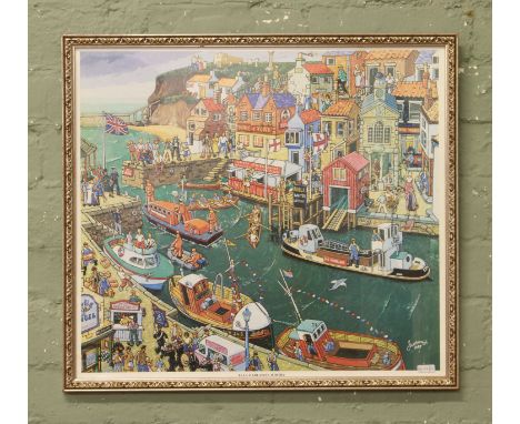 Joe Scarborough framed print, Ella Harlands Whitby.