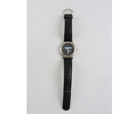 A Timex Indiglo 'Star Trek' gentlemen's wristwatch, with original embossed leather strap.