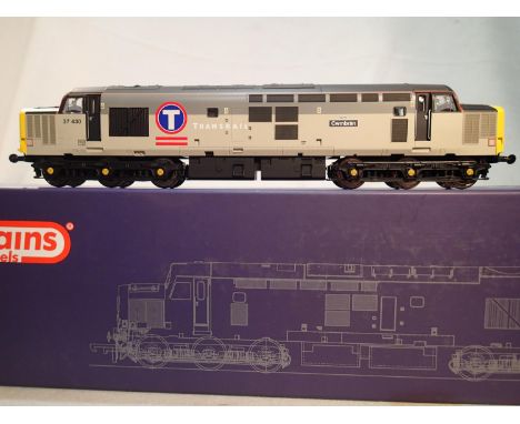 OO scale Vi Trains 2024, class 37 diesel, 37430, Cwmbran, trans rail livery, near mint, boxed. UK P&amp;P Group 1 (£16+VAT fo