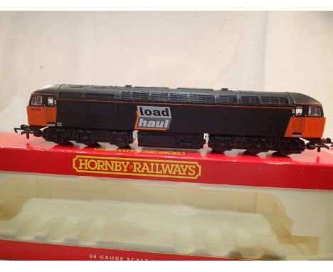 OO scale Hornby R2074, class 56 diesel, 56100, load haul livery, near mint, wear to box. UK P&amp;P Group 1 (£16+VAT for the 