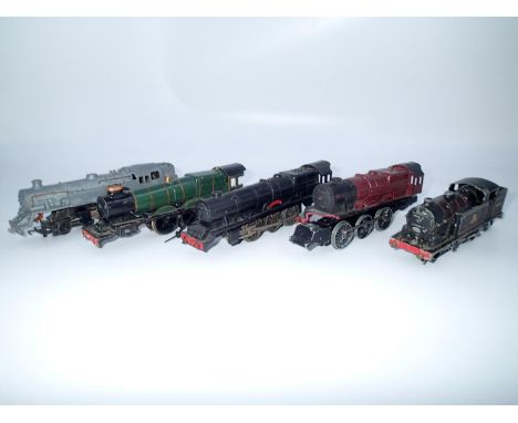 Five OO scale locomotives, all require attention, suitable for spares/repair. UK P&amp;P Group 1 (£16+VAT for the first lot a