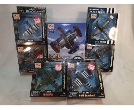 Seven boxed Easy-Model 1/72 scale models, new old stock in excellent condition. UK P&amp;P Group 1 (£16+VAT for the first lot