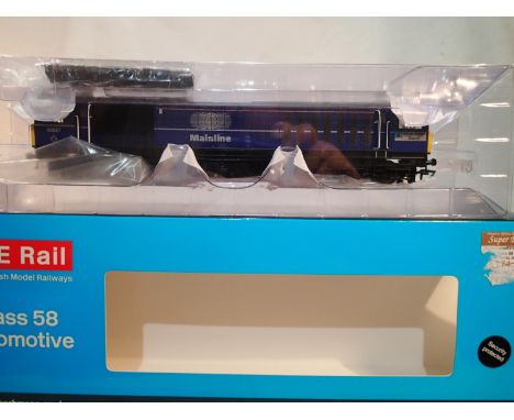 OO scale EFE Rail E84007, class 58 diesel, 58021, Hither Green Depot, mainline blue, near mint, label mark to box. UK P&amp;P