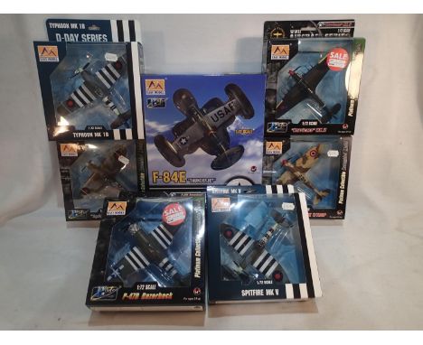 Seven boxed Easy-Model 1/72 scale models, new old stock, excellent condition. UK P&amp;P Group 1 (£16+VAT for the first lot a
