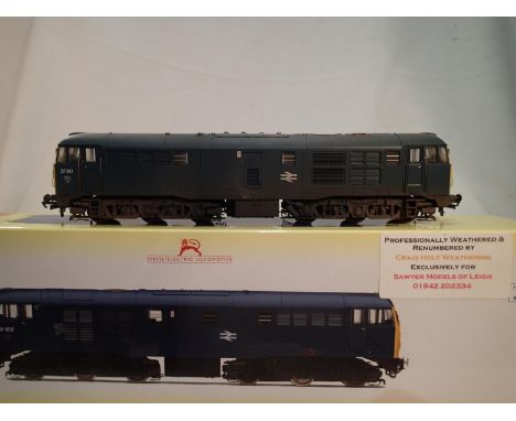 OO scale Hornby R3746, renumbered and weathered to 31141, excellent condition, box with wear. UK P&amp;P Group 1 (£16+VAT for