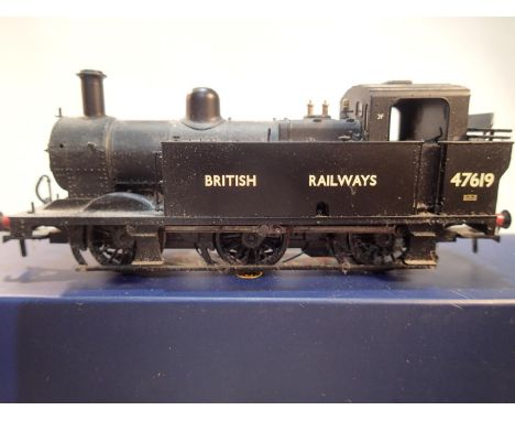 OO scale Bachmann 32-236, class 3F Jinty, 47619, black, British Railways, requires cleaning, excellent condition, storage wea