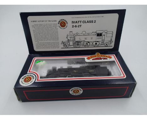 Bachmann 31-452, Ivatt 2.6.2 tank, 41313, black, late crest, excellent condition, box with wear, no paperwork. UK P&amp;P Gro