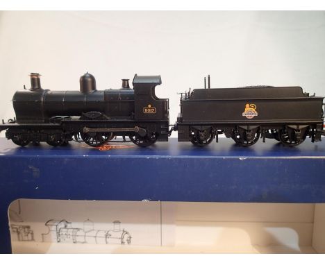 OO scale Bachmann 31-086 Earl class 9017, black, early crest, near mint, storage wear to box. UK P&amp;P Group 1 (£16+VAT for