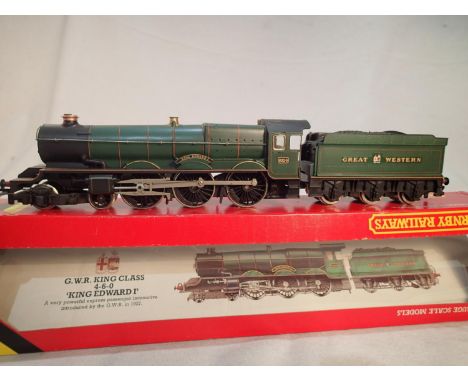 OO scale Hornby R078, King Edward I, 0024, GWR green, excellent condition, box with wear. UK P&amp;P Group 1 (£16+VAT for the