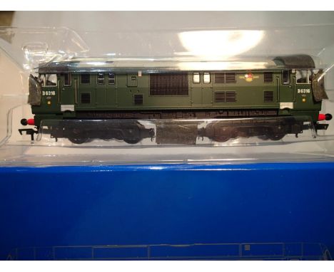 OO scale Dapol D1000G, class 22 diesel, D6316, green, late crest, near mint, boxed. UK P&amp;P Group 1 (£16+VAT for the first