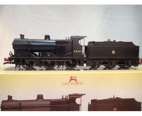 OO scale Hornby R3314, class 4F, 44341, black early crest, no detail pack, near mint, box with wear. UK P&amp;P Group 1 (£16+