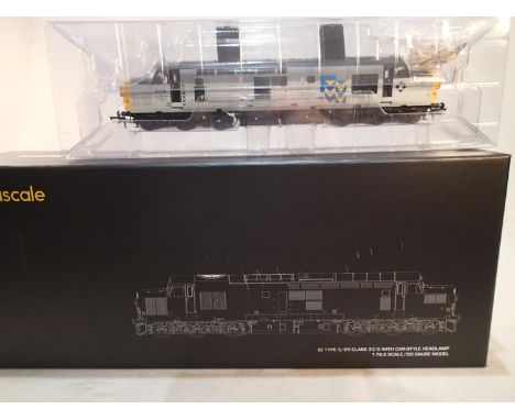 OO scale Accurascale, class 37 diesel, 37051, rail freight triple grey metals livery, near mint, boxed with storage wear. UK 