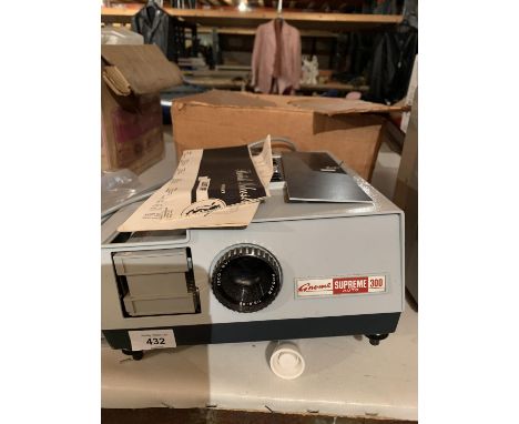 A GNOME SUPREME 300 AUTO SLIDE PROJECTOR 