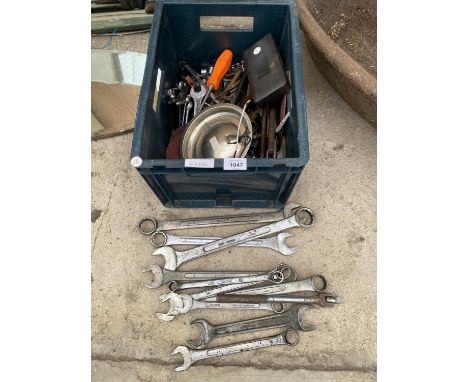 VARIOUS SPANNERS AND TOOLS 