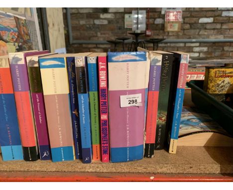 FOURTEEN HARRY POTTER FIRST EDITION PAPERBACKS 