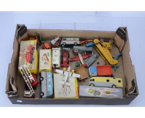 Postwar and Later Playworn/Unboxed Dinky and Military Models Including Plastic OO/HO Scale, several boxed/partially boxed Din