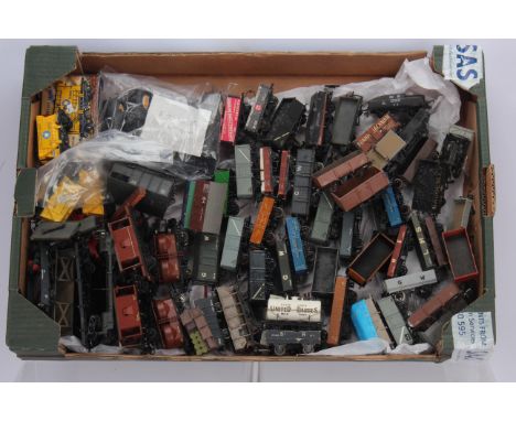 Peco Airfix Parkside and other makers 00 Gauge Kitbuilt  and modified Mineral Open and other freight and departmental wagons,