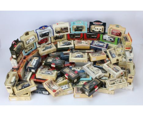 Modern Diecast Military and Civilian Ambulances and Other Emergency Vehicles, all boxed or cased, mainly prewar vehicles, Sol