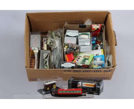 Large collection of 00 Gauge Accessories and vehicles by various makers including Hornby, Bachmann, Oxford Diecast Tiny Signs