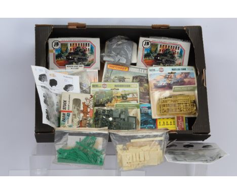 00 Gauge unbuilt Railway and Military Plastic Kits by Airfix Matchbox and other makers, All in original packaging Airfix kits