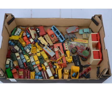 Postwar and Later Playworn/Unboxed Diecast Vehicles, private and commercial vehicles in various scales, includes, Dinky, Corg