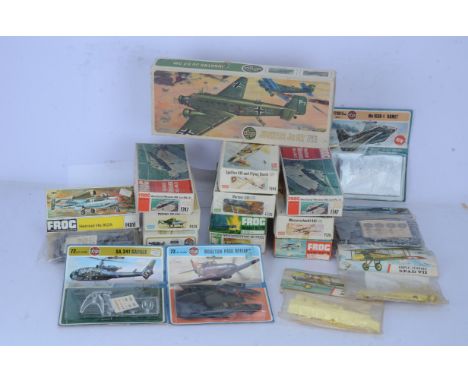 Postwar to 1970s FROG and Airfix Military Aircraft Kits, all boxed/bagged 1:72 scale, FROG, F247 Westland Wessex helicopter (