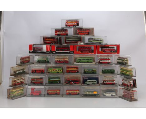 Corgi Original Omnibus Public Transport and Related Vehicles, mainly cased some with card sleeves vintage 1:76 scale, include