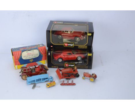 Postwar Playworn and Modern Diecast Vehicles, playworn models by Dinky and Matchbox (5) boxed Schuco 1225 clockwork tin Old T