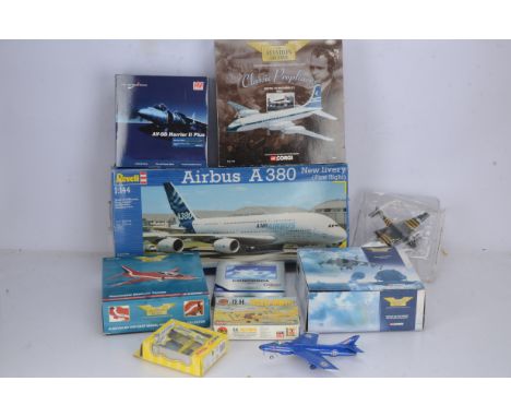 Military and Civilian Aircraft and Kits, boxed aircraft Corgi AA36001 RAF Aerobatic Team BAE Hawk (nose cone damaged), AA3420