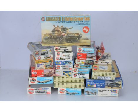 WWII and Later Military  and Military/Civilian Aircraft Kits by Revell and Airfix, all boxed, 1:32 scale Airfix 08301 Crusade