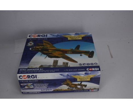 Corgi Aviation Archive Battle of Britain Avro Lancaster 1:72 Scale, boxed AA32626 Battle of Britain Memorial Flight Avro Lanc