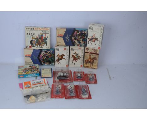 Historical Plastic and Other Figure Kits and White Metal Historical Military Figures, all boxed/packaged, plastic kits, Airfi